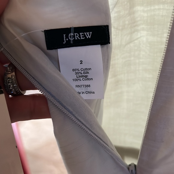 Brand new cotton/ silk size 2 dress with a liner - Picture 7 of 9